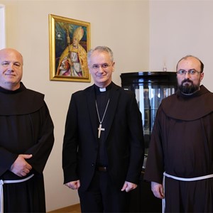 Nadbiskup Kutleša primio novoizabranog provincijala Hrvatske franjevačke provincije sv. Ćirila i Metoda